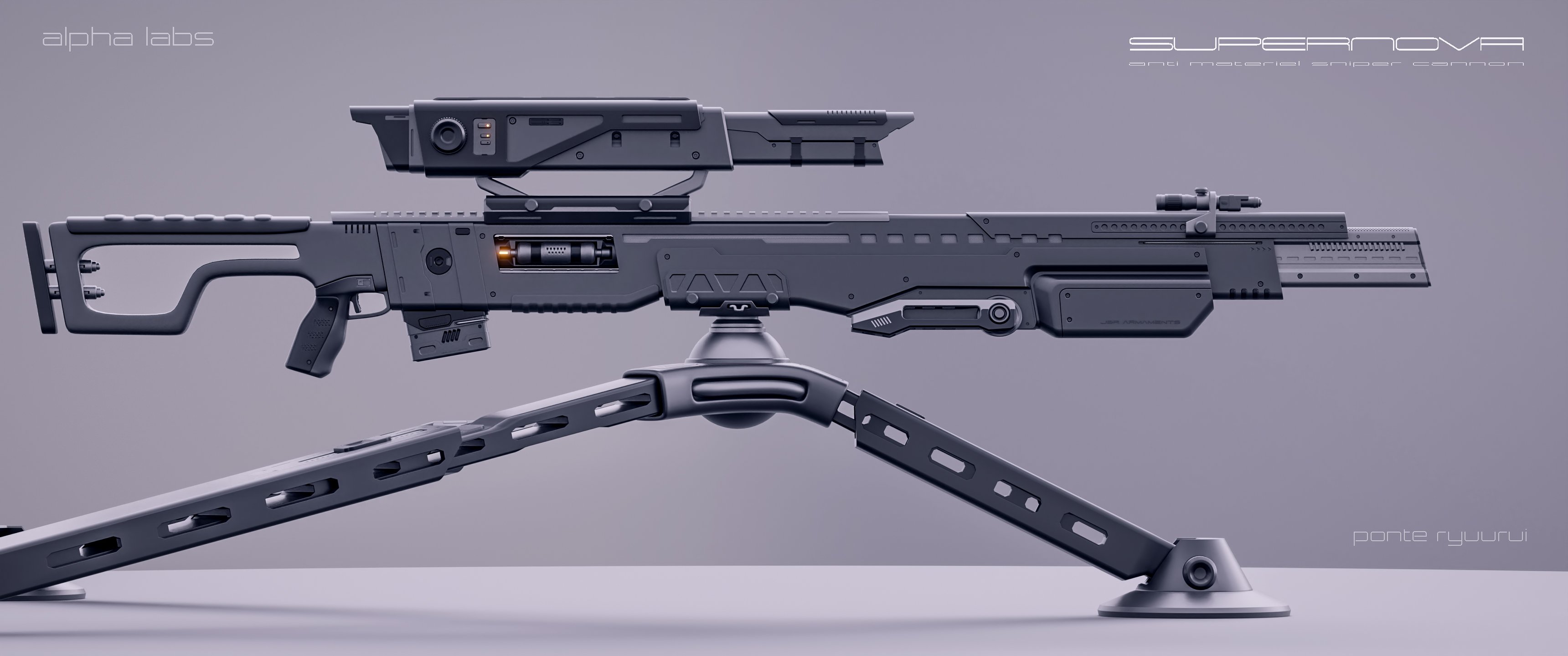 SciFi Weapon Design in Blender